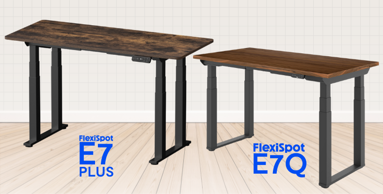 FlexiSpot's 4-Leg Standing Desks: E7 Plus vs. E7Q | FlexiSpot